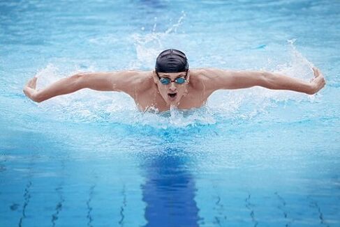 swimming to increase power