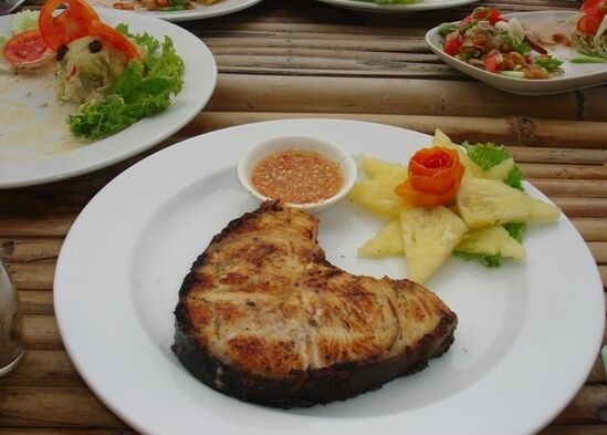 Shark Beef Steak with Pineapple for potency